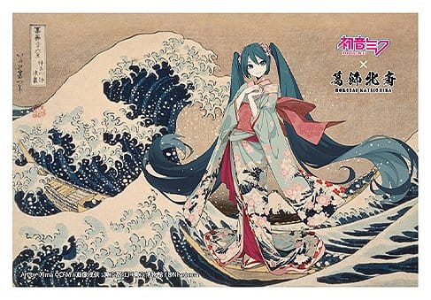Hatsune Miku x Katsushika Hokusai iXima Postcard A/B/C/D/E/F/G/H Sortiment (10)