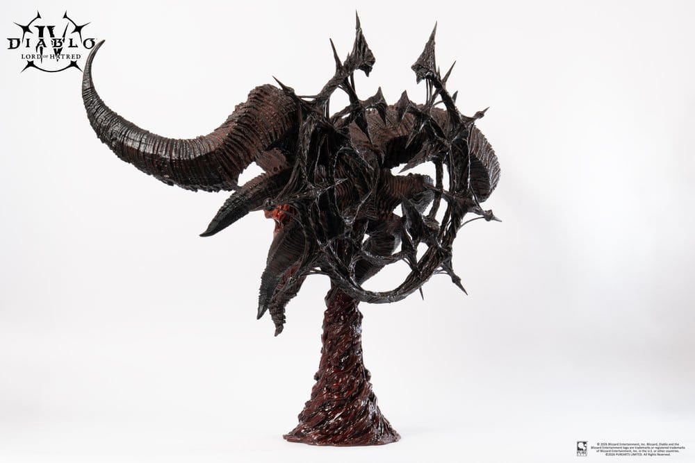 Diablo IV Art Mask Replik 1/1 Scale Lord of Hatred Mephisto 94 cm