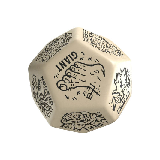 Viridian Würfel Jumbo Würfel Monster Generator Die D12 Beige