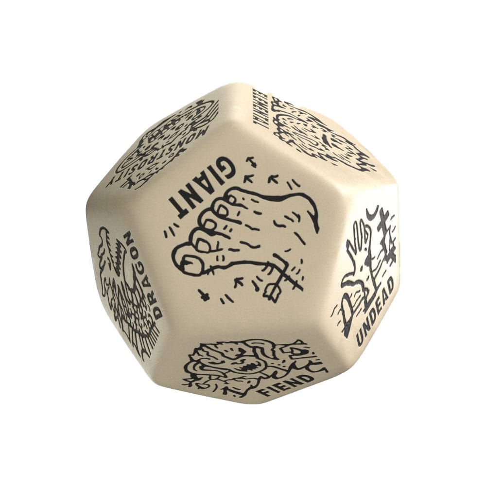 Viridian Würfel Jumbo Würfel Monster Generator Die D12 Beige