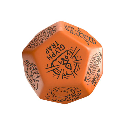 Viridian Würfel Jumbo Würfel Trap Generator Die D12 Orange
