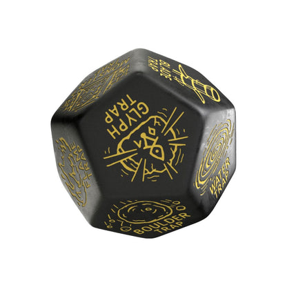 Viridian Würfel Jumbo Würfel Trap Generator Die D12 Schwarz