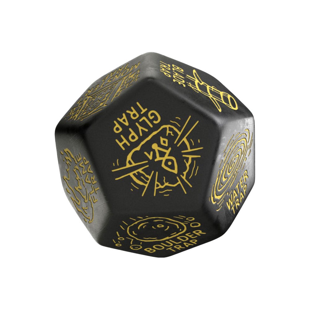 Viridian Würfel Jumbo Würfel Trap Generator Die D12 Schwarz