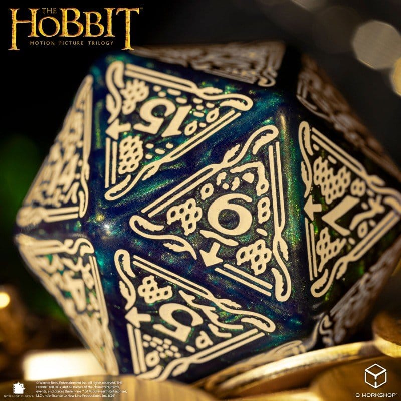 Der Hobbit Spindown Jumbo Würfel Tideborn TCG D20