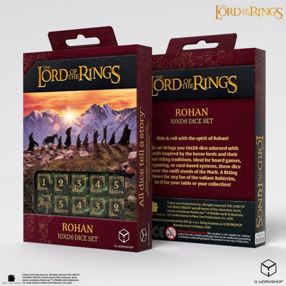 Der Herr der Ringe: 10er D6 Würfelset Rohan
