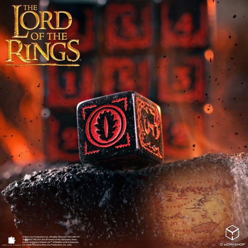 Der Herr der Ringe: 10er D6 Würfelset Mordor