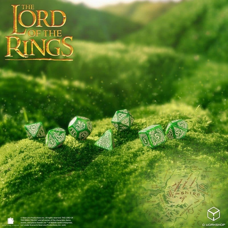 Der Herr der Ringe 7er-Würfelset Auenland