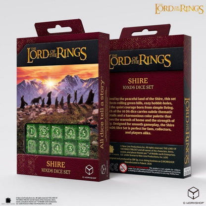 Der Herr der Ringe: 10er D6 Würfelset Auenland