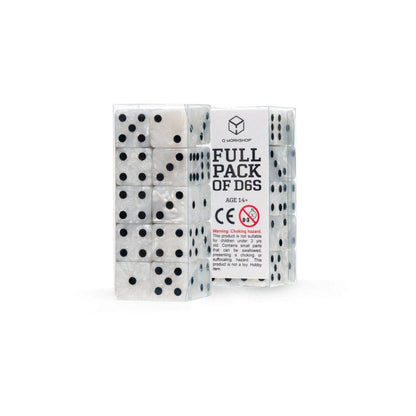Q Workshop Würfel Set Full Pack D6 Pearl (20)