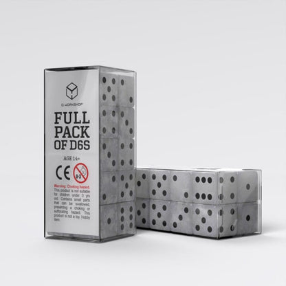 Q Workshop Würfel Set Full Pack D6 Pearl (20)