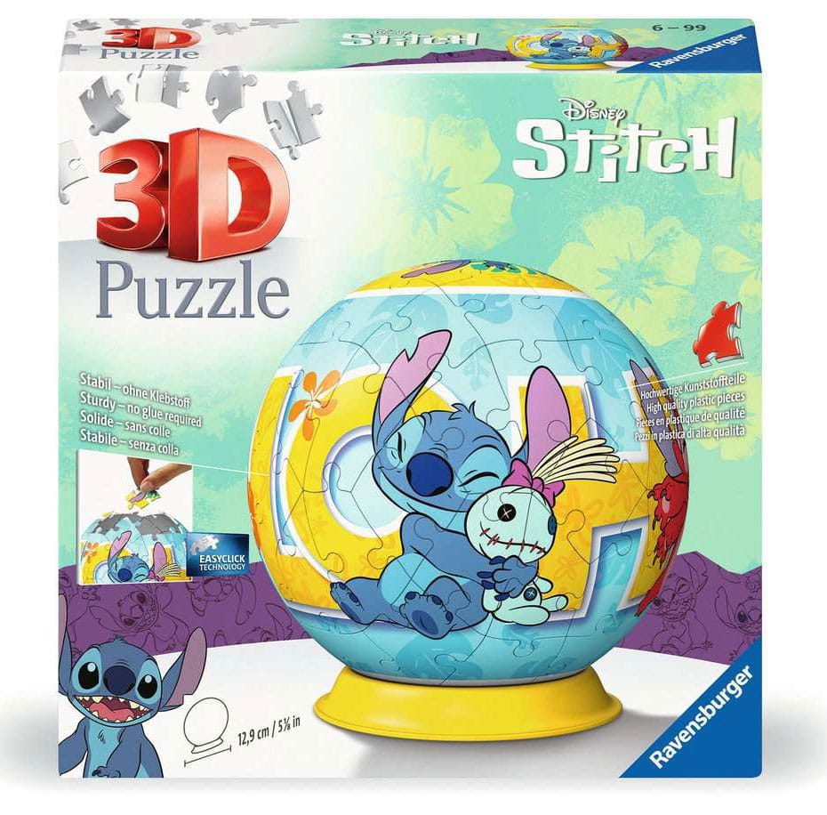 Disney Stitch 3D Puzzle-Ball Stitch (73 Teile)