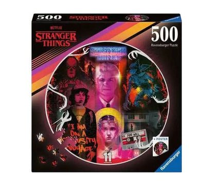 Stranger Things Rund-Puzzle Friends Don't Lie (500 Teile)
