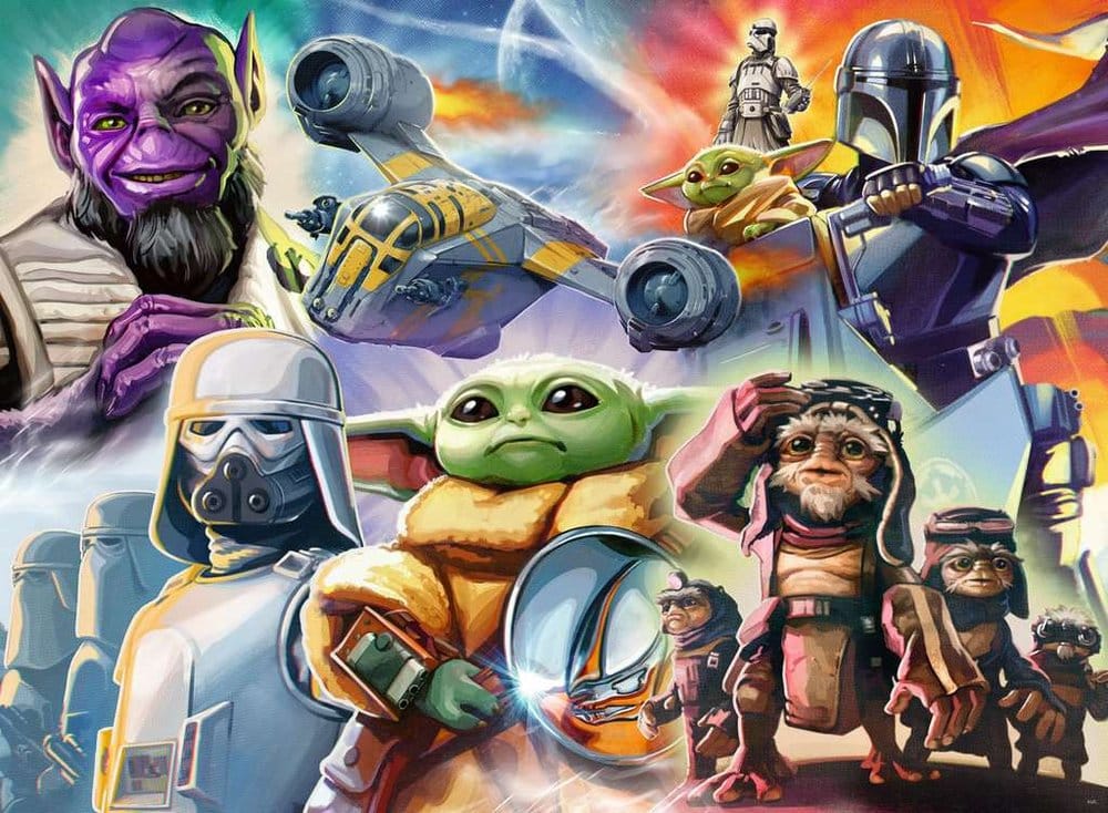 The Mandalorian and Grogu Puzzle (500 Teile)