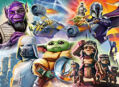 The Mandalorian and Grogu Puzzle (500 Teile)