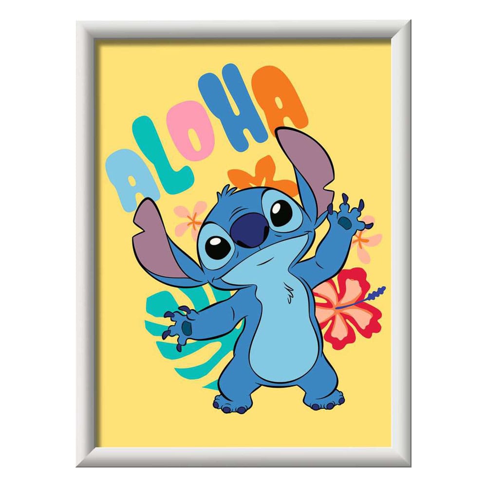 Disney - Malen nach Zahlen - Malset Aloha Stitch 18 x 24 cm *Deutsche Version*
