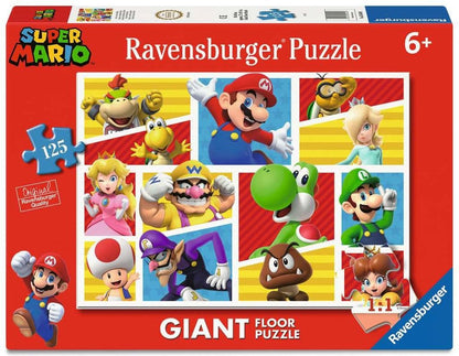 Super Mario Giant Floor Puzzle Marios Freunde und Feinde (125 Teile)