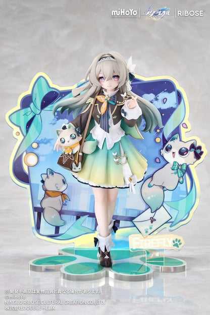 Honkai: Star Rail Rise Up+ Chibi Cat Series Minifigur Firefly Ver. 18 cm