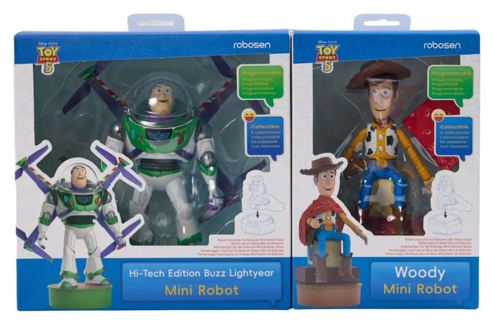 Disney Interaktiver Roboter Toy Story 5 Set - Buzz Lightyear & Woody (Hi-Tech Edition) *Deutsche Version*
