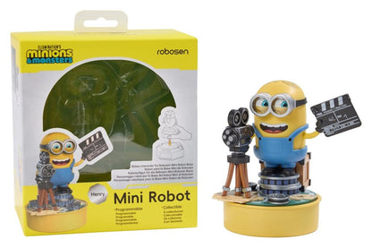 Minions & Monsters Interaktiver Mini-Roboter Henry 9 cm *Englische Version*