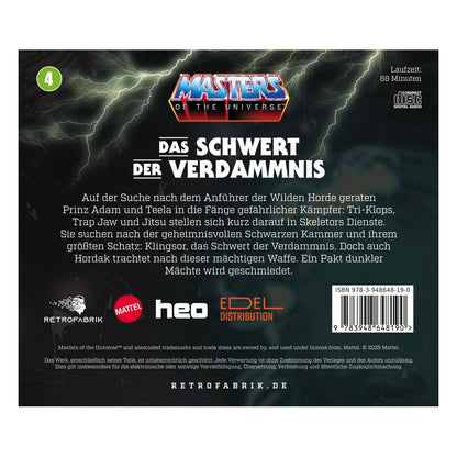 Masters of the Universe Hörspiel-CD Folge 4: Das Schwert der Verdammnis *Deutsche Version*