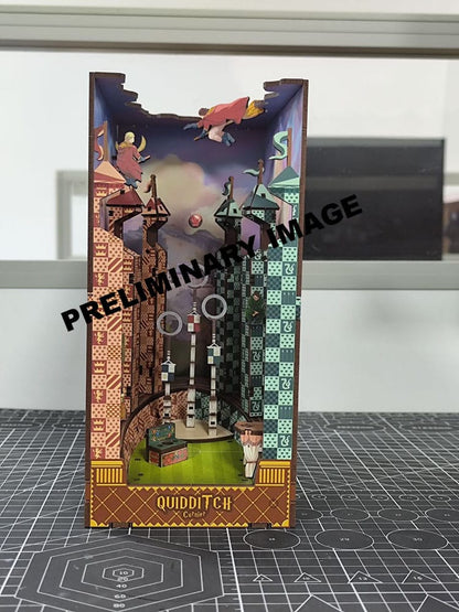 Harry Potter Tiny Adventures Book Nook Mini-Diorama Quidditchfeld 23 cm