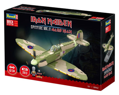 Iron Maiden Brick System Klemmbaustein Set Spitfire MK.II Aces High 58 cm