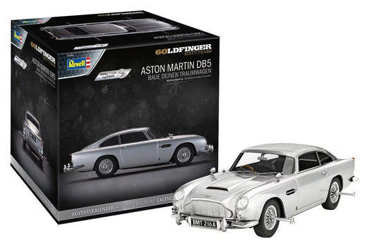 James Bond Revell Adventskalender Aston Martin DB5 Modellbausatz 21 cm