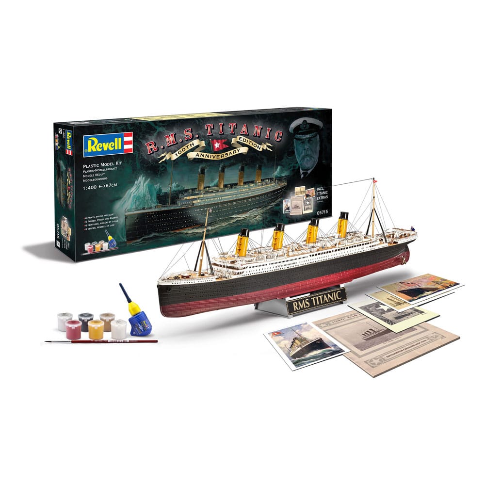 Titanic Modellbausatz Geschenkset 1/400 R.M.S. Titanic 100th Anniversary Edition 67 cm
