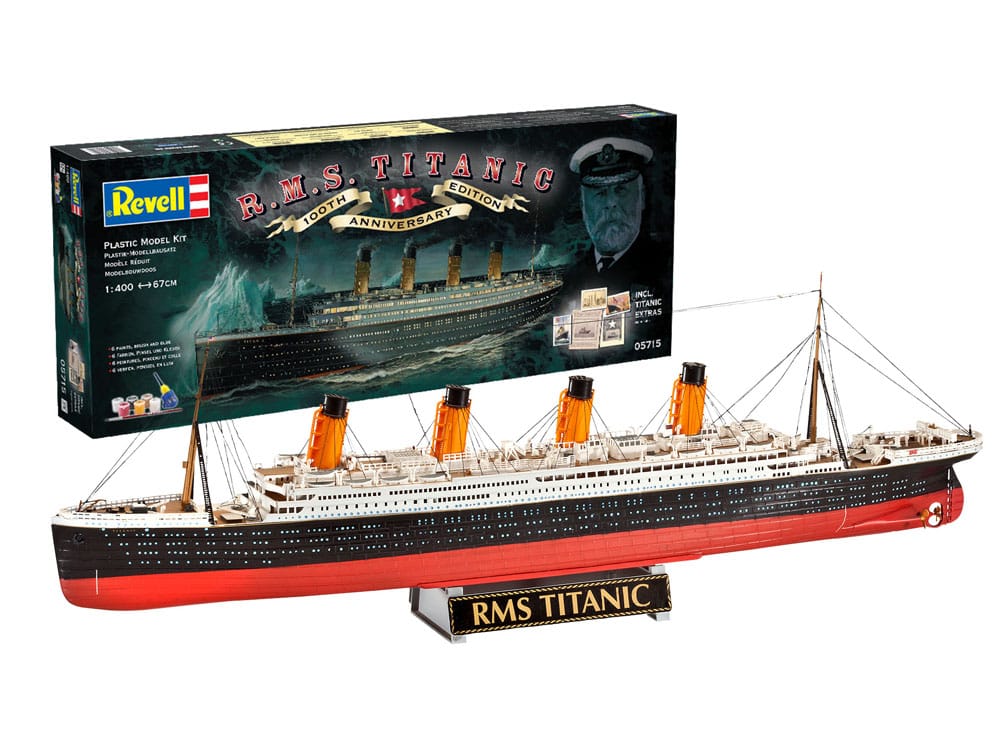 Titanic Modellbausatz Geschenkset 1/400 R.M.S. Titanic 100th Anniversary Edition 67 cm