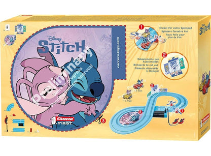 Disney Stitch Carrera First Autorennbahn Set Disney Stitch 2,4