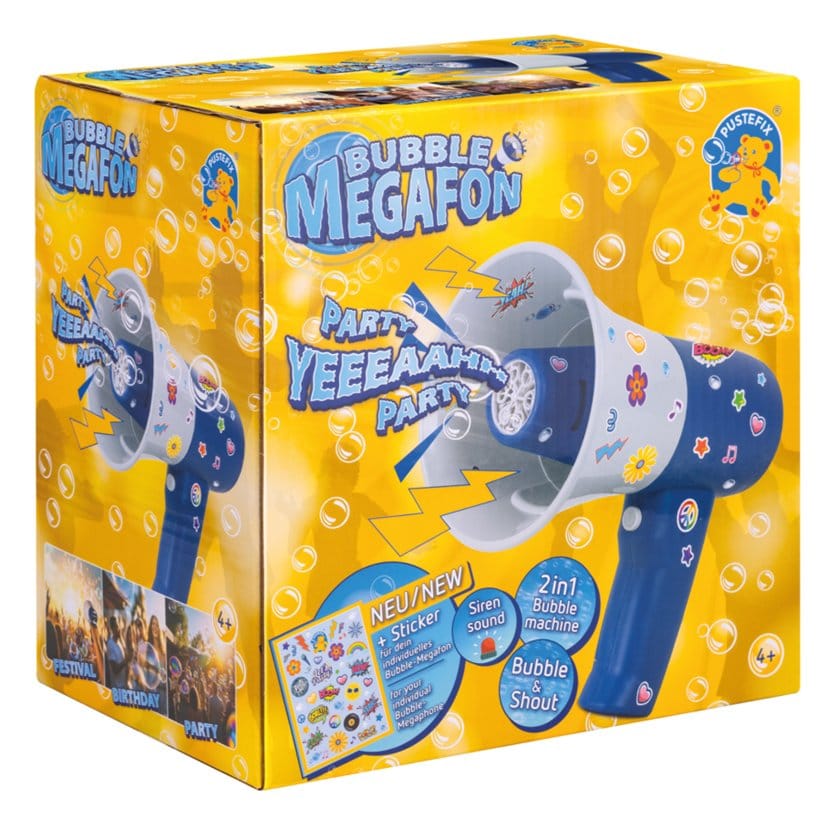 Pustefix Bubble Megafon Sortiment (4)