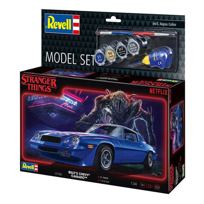 Stranger Things Modellbausatz-Set 1/25 Chevy Camaro Z/28 (Aqua Color) 19 cm