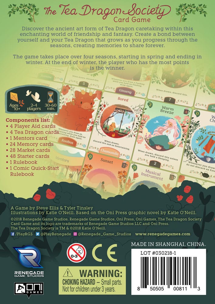 Tea Dragon Society Kartenspiel *Englische Version*