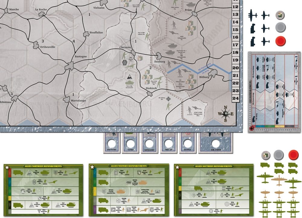 Avalon Hill Brettspiel Axis & Allies: Battle of the Bulge *Englische Version*