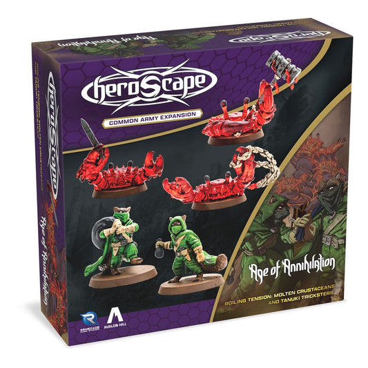Heroscape Armeeerweiterung Boiling Tension: Molten Crustaceans & Tanuki Tricksters *Englische Version*