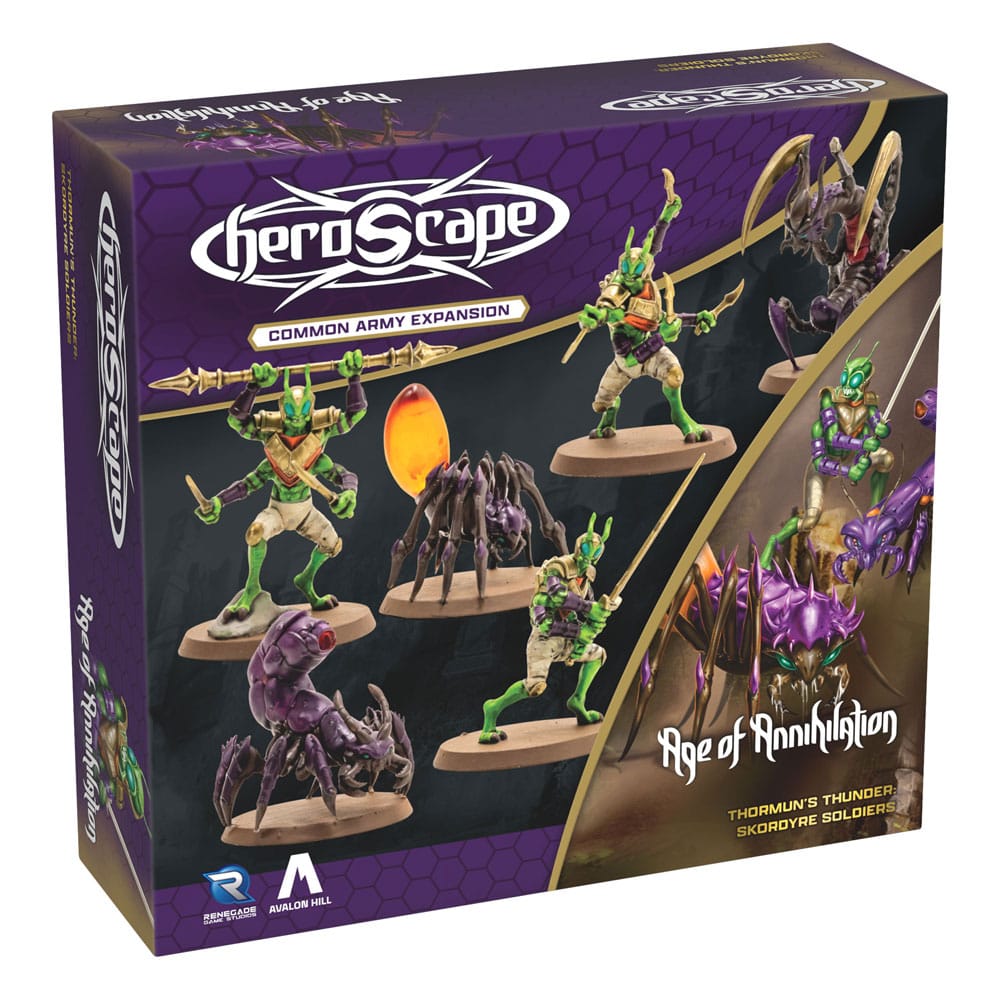 Heroscape Armeeerweiterung Age of Annihilation Skordyre Soldiers (Common) *Englische Version*