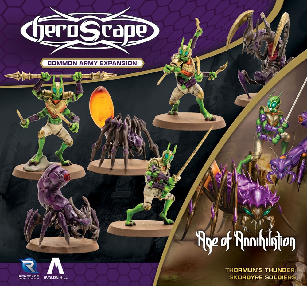 Heroscape Armeeerweiterung Age of Annihilation Skordyre Soldiers (Common) *Englische Version*
