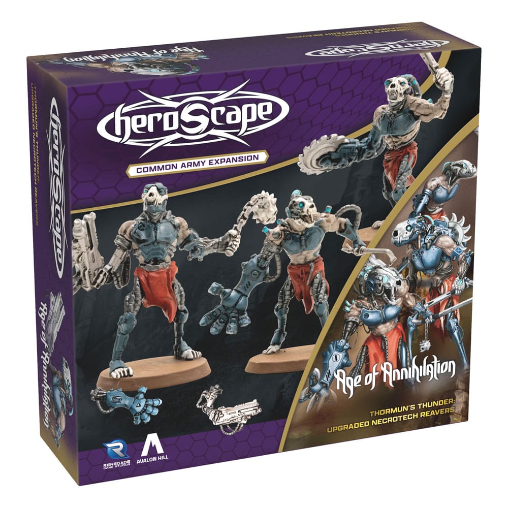 Heroscape Armeeerweiterung Age of Annihilation Upgraded Necrotech Reavers (Common) *Englische Version*