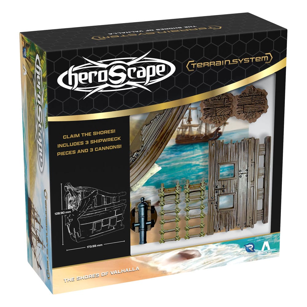 Heroscape Terrain-Erweiterung Shores of Valhalla *Englische Version*