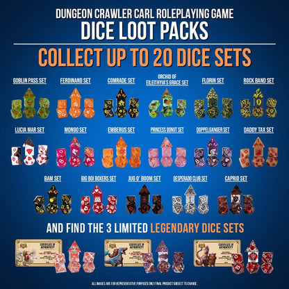 Dungeon Crawler Carl Würfel Blind Box Display (20)