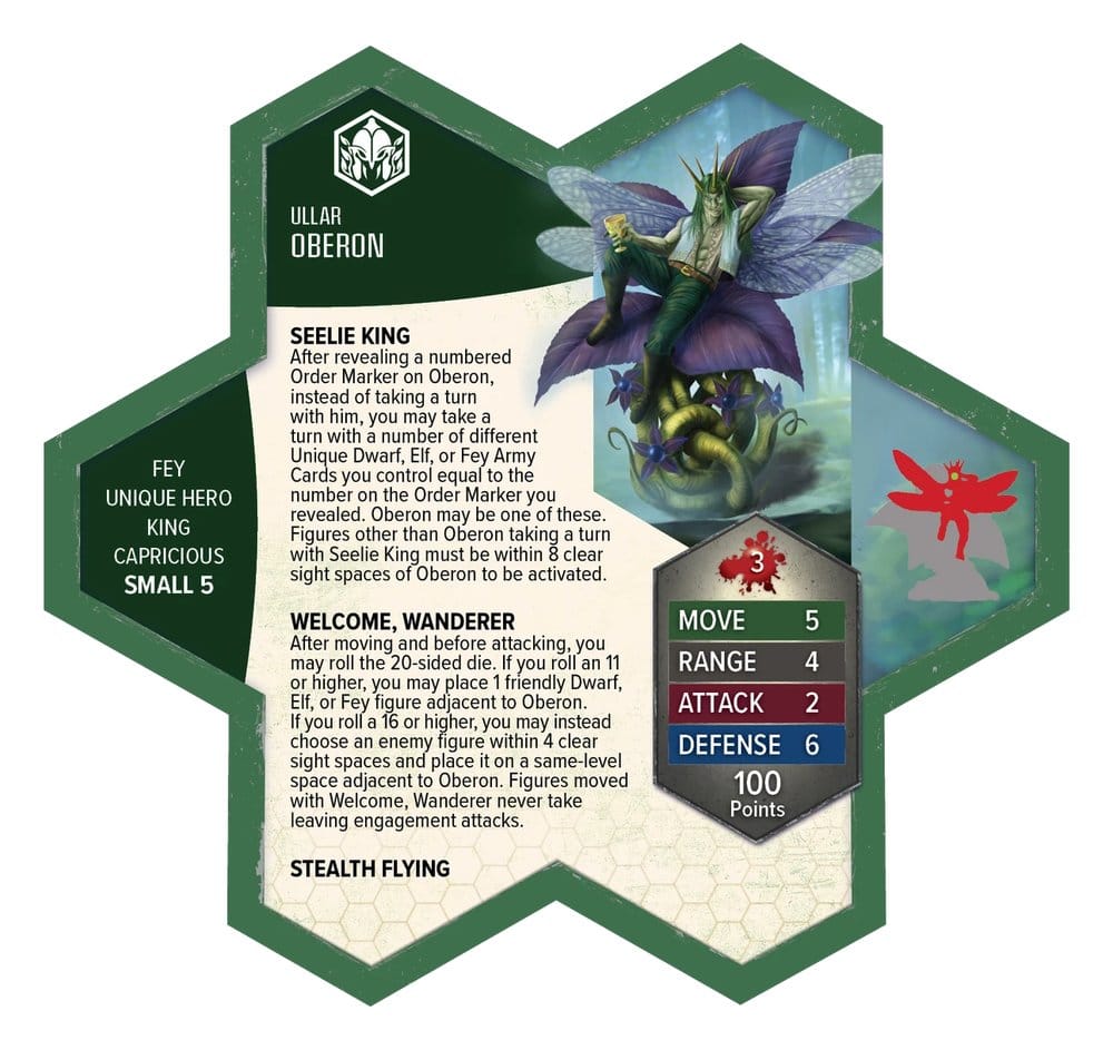 Heroscape Armeeerweiterung Seelie Court of the Verdant Pact Standard Edition *Englische Version*