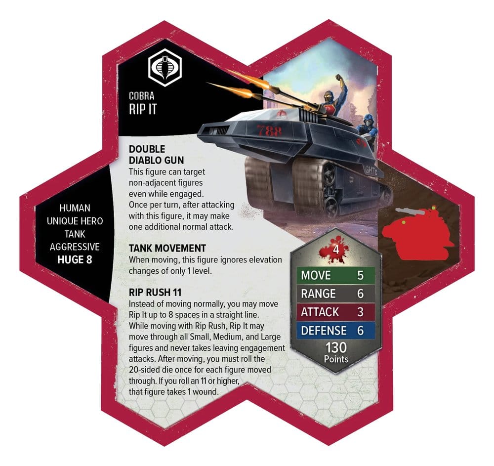 G.I. JOE Heroscape Armeeerweiterung H.I.S.S. Tank Standard Edition *Englische Version*