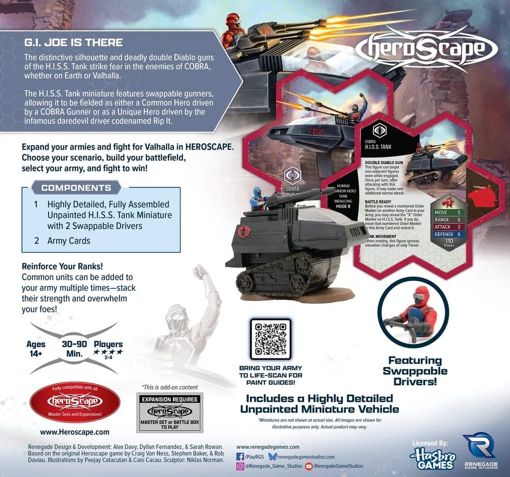 G.I. JOE Heroscape Armeeerweiterung H.I.S.S. Tank Standard Edition *Englische Version*
