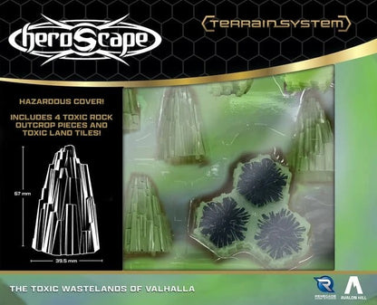 Heroscape Geländeerweiterung Toxic Wastelands of Valhalla *Englische Version*