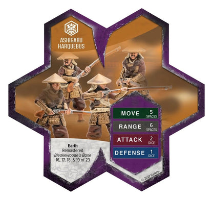 Heroscape Armeeerweiterung Ashigaru Harquebus Remastered – Standard Edition *Englische Version*