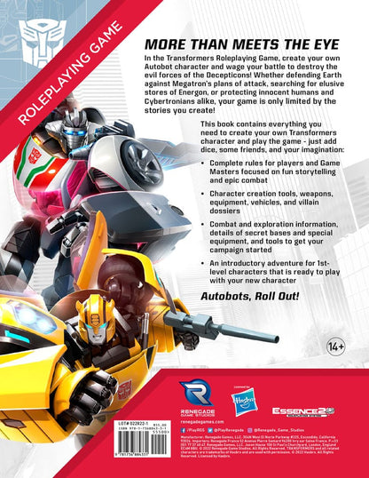 Transformers RPG Core Buch *Englische Version*