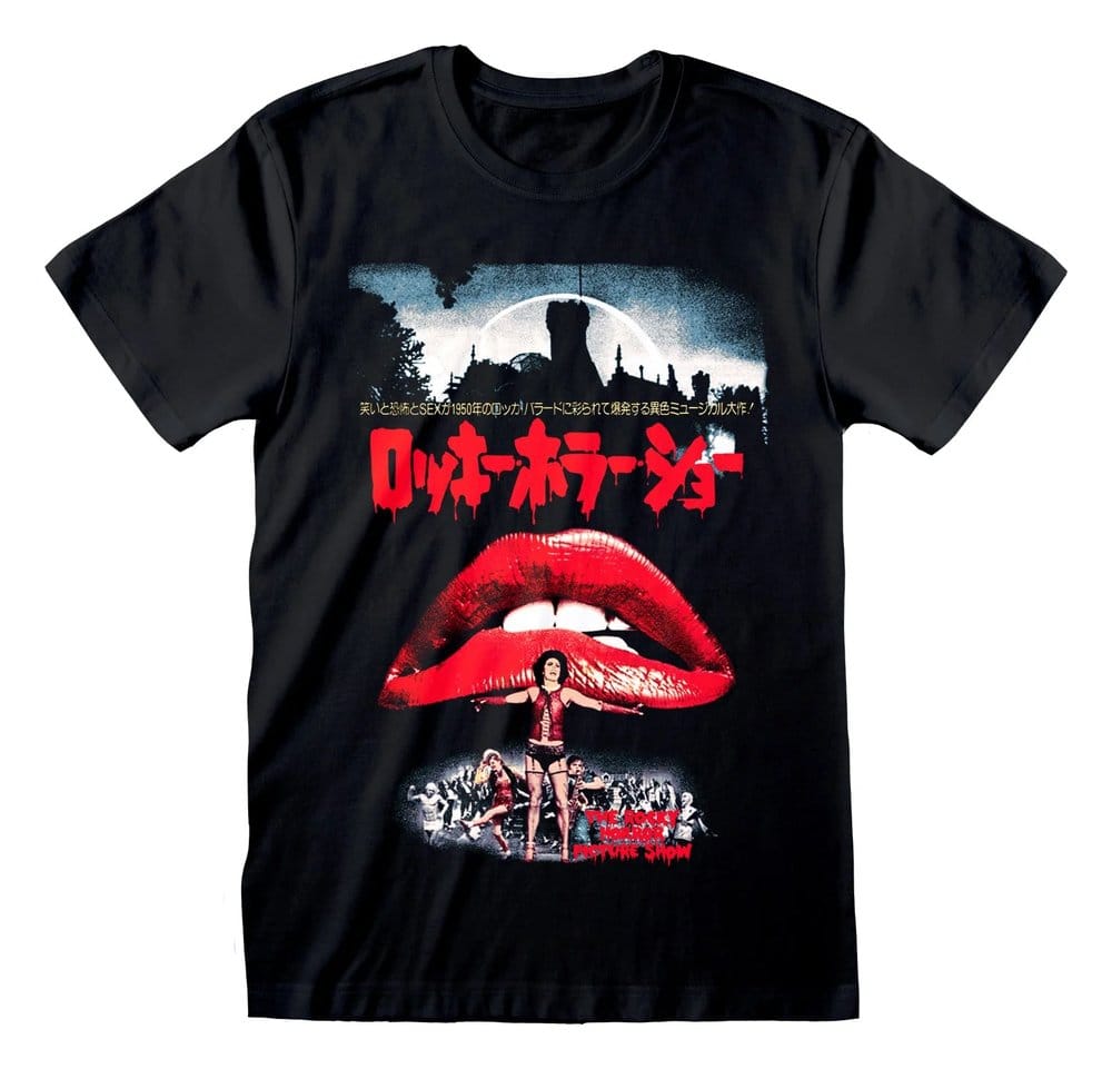 Rocky Horror Picture Show T-Shirt Japanese Black Größe XXL