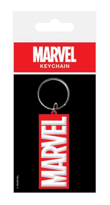 Marvel Comics Gummi-Schlüsselanhänger Logo 6 cm