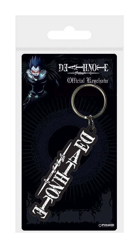 Death Note Gummi-Schlüsselanhänger Logo 6 cm