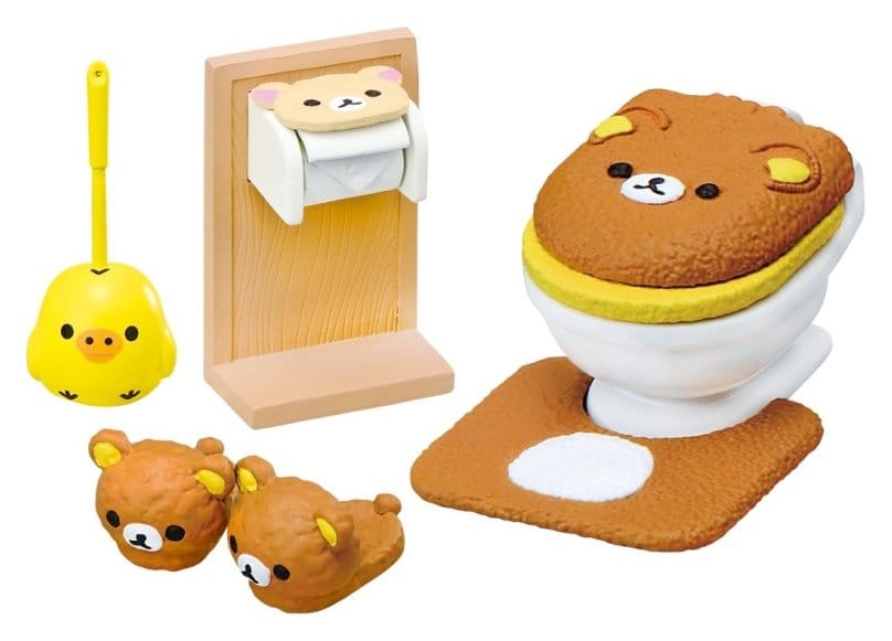 Rilakkuma Minifiguren Washroom Blind Box Display (6)